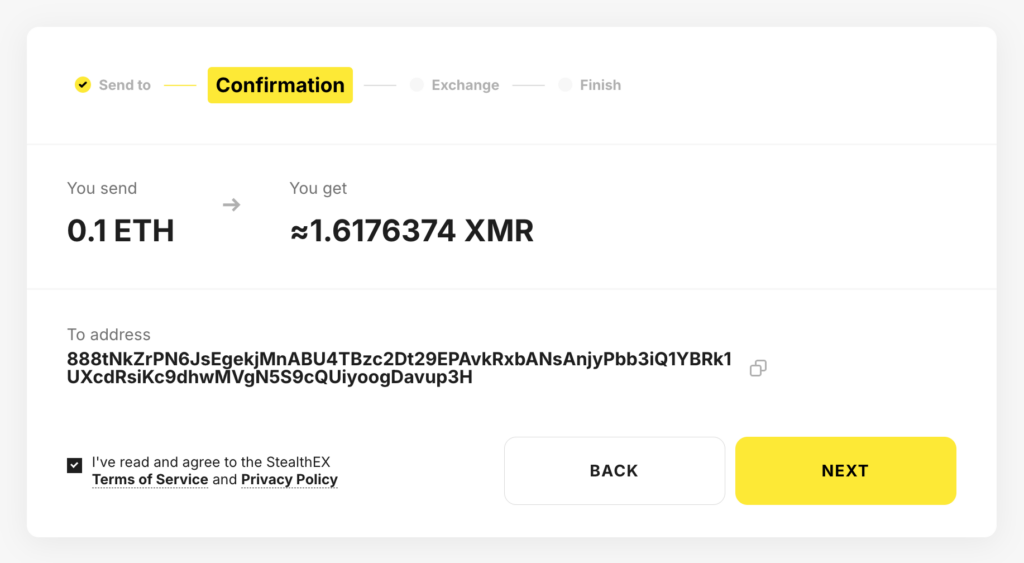 How to Buy Monero: ETH to XMR - step 2 How to Buy Monero: ETH to XMR - step 2